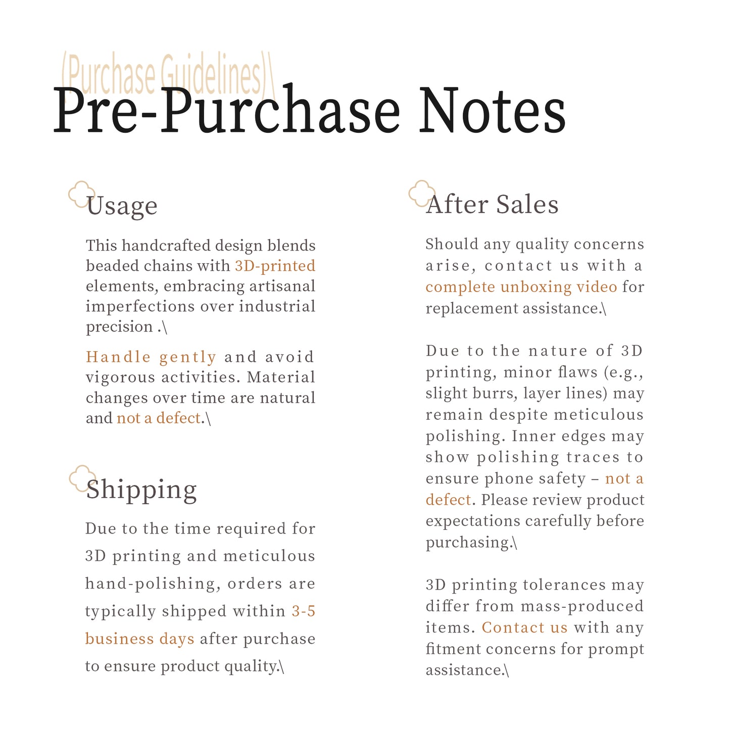 ZhuJi Artisan Collection: Orchid Cascade Necklace - 3D-Sculpted Wearable Art with Custom Stacking Poetry