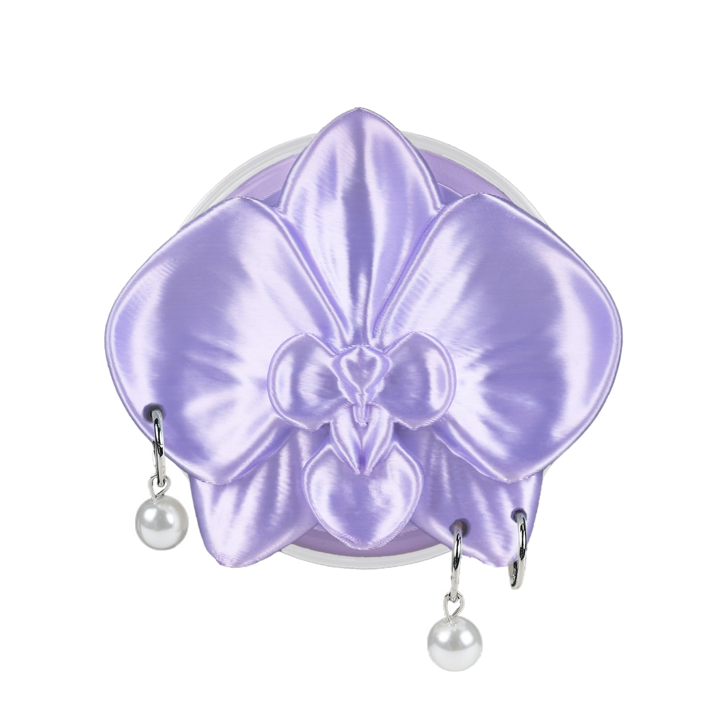 ZhuJi Artisan Collection: Ethereal MagSafe 3D-Printed Orchid Phone Stand - Custom Magnetic Mount with Phalaenopsis Art