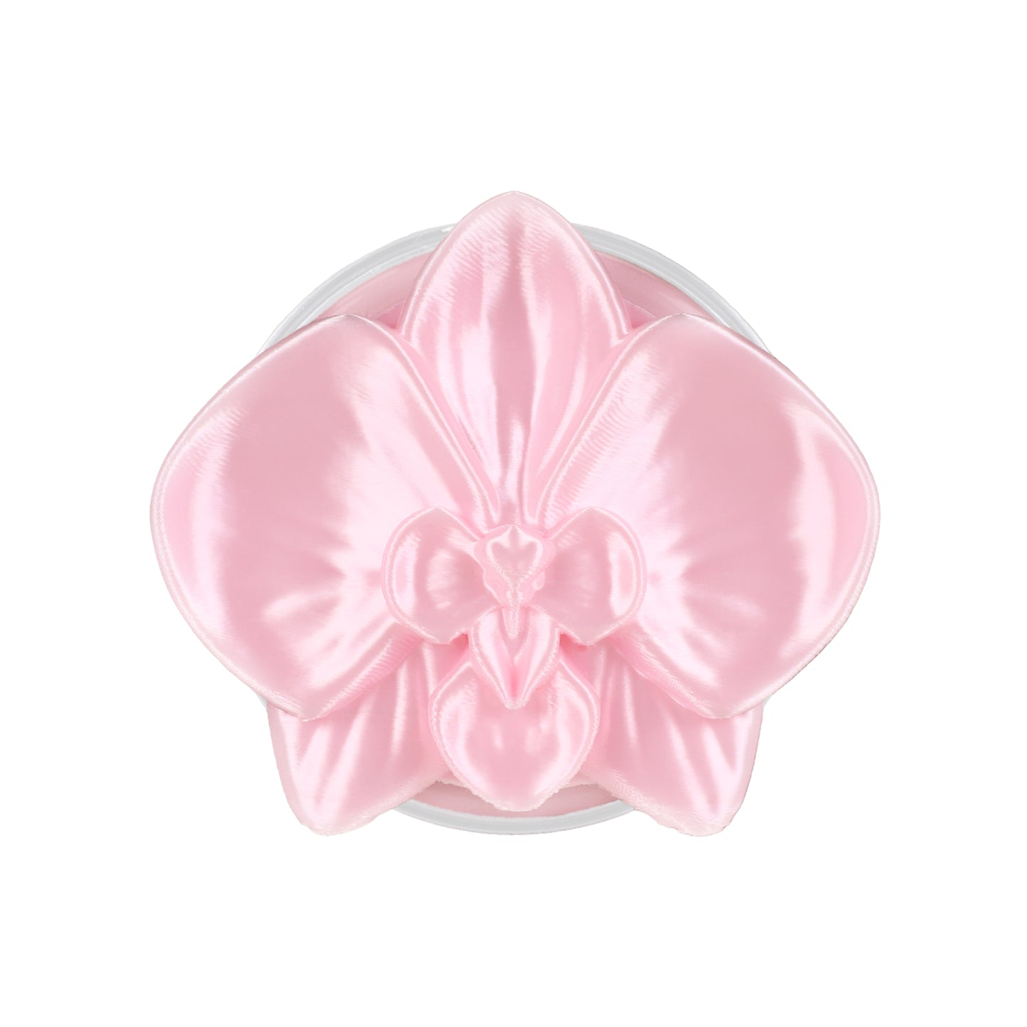 ZhuJi Artisan Collection: Ethereal MagSafe 3D-Printed Orchid Phone Stand - Custom Magnetic Mount with Phalaenopsis Art