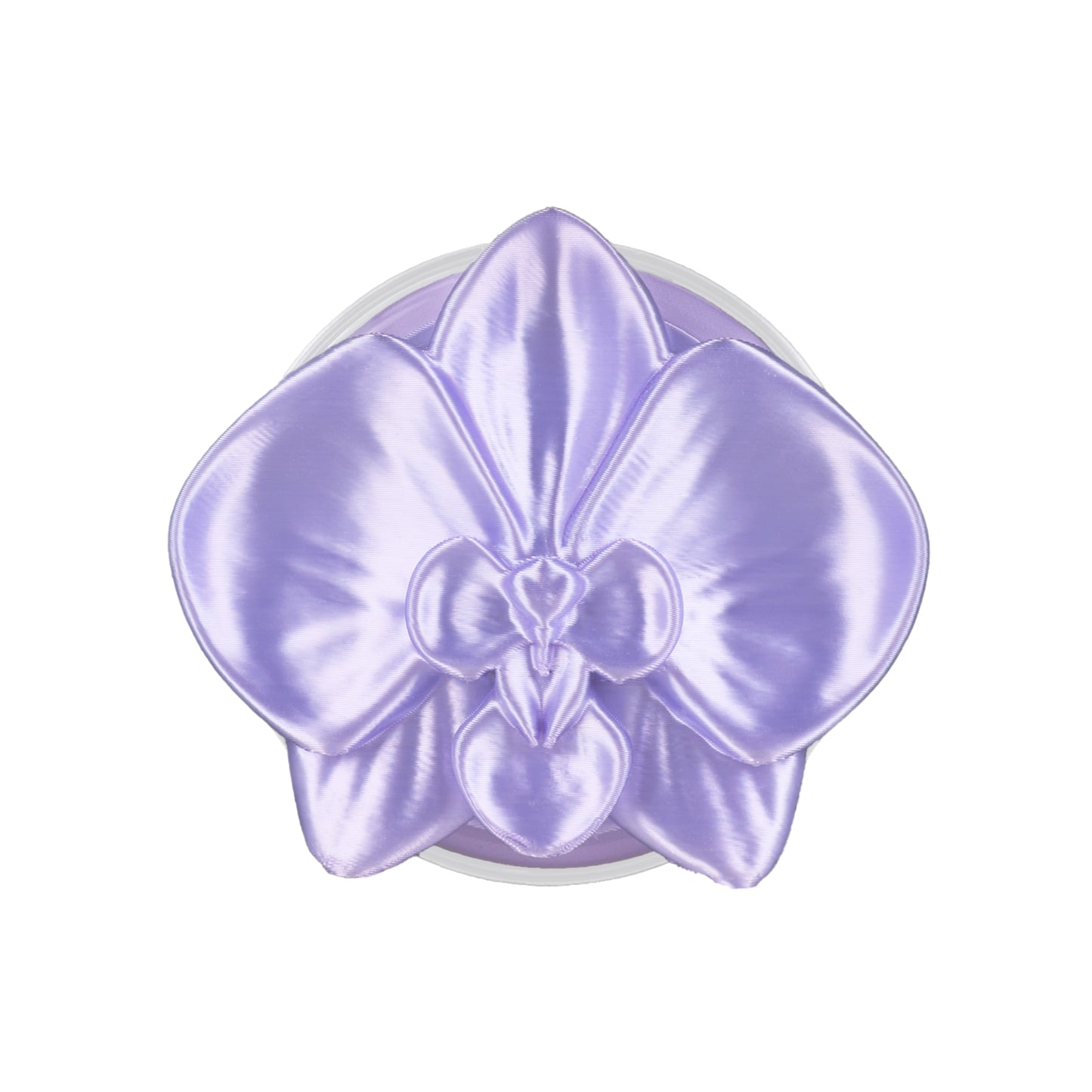 ZhuJi Artisan Collection: Ethereal MagSafe 3D-Printed Orchid Phone Stand - Custom Magnetic Mount with Phalaenopsis Art